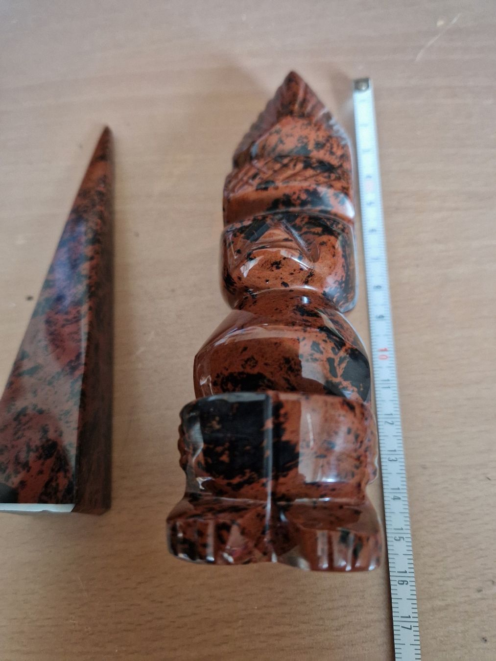Sculture & Statue: 2 STATUETTES pierre de soin OBSIDIENNE ACAJOU – Nuovo (secondo la descrizione) da SAXON venduto da Mariposita1428 2