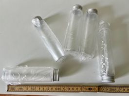 Plastik Röhrli mit Alu Schraubverschluss  80 ml - 5 St