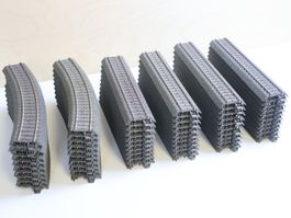Märklin 60 x Schienen C-Gleis - Gerade & Kurven - H0