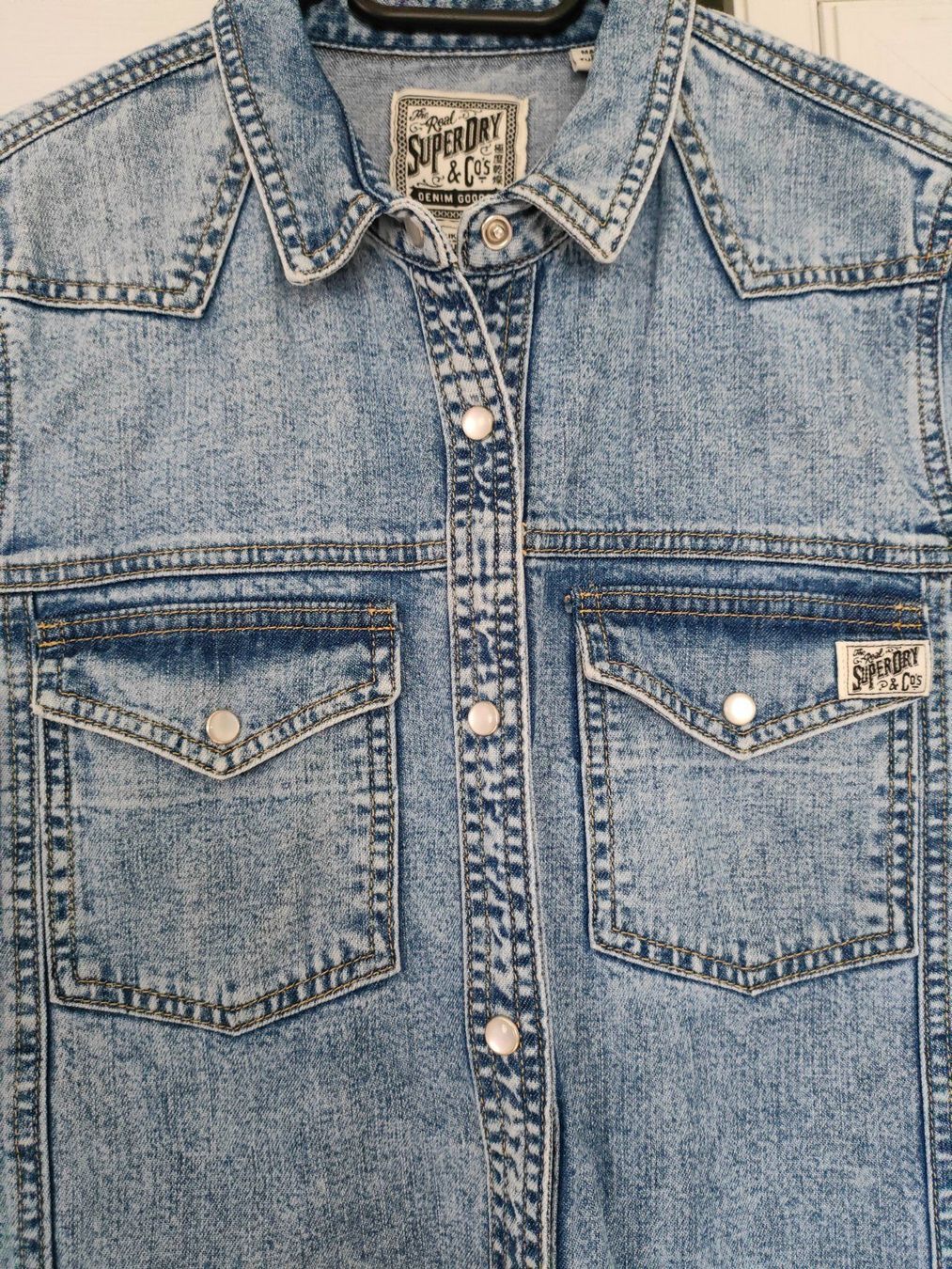 Superdry Giacche: SUPERDRY Jeansbluse / Jeansjacke – Nuovo (secondo la descrizione) da Adliswil venduto da Vimovi 2