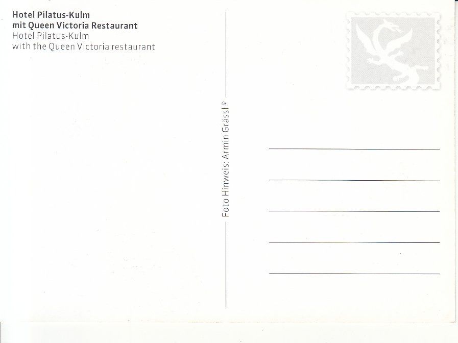 Cartoline postali: Pilatus Kulm, ca. 1990 – Usato da Bürglen TG venduto da StampGraf 1