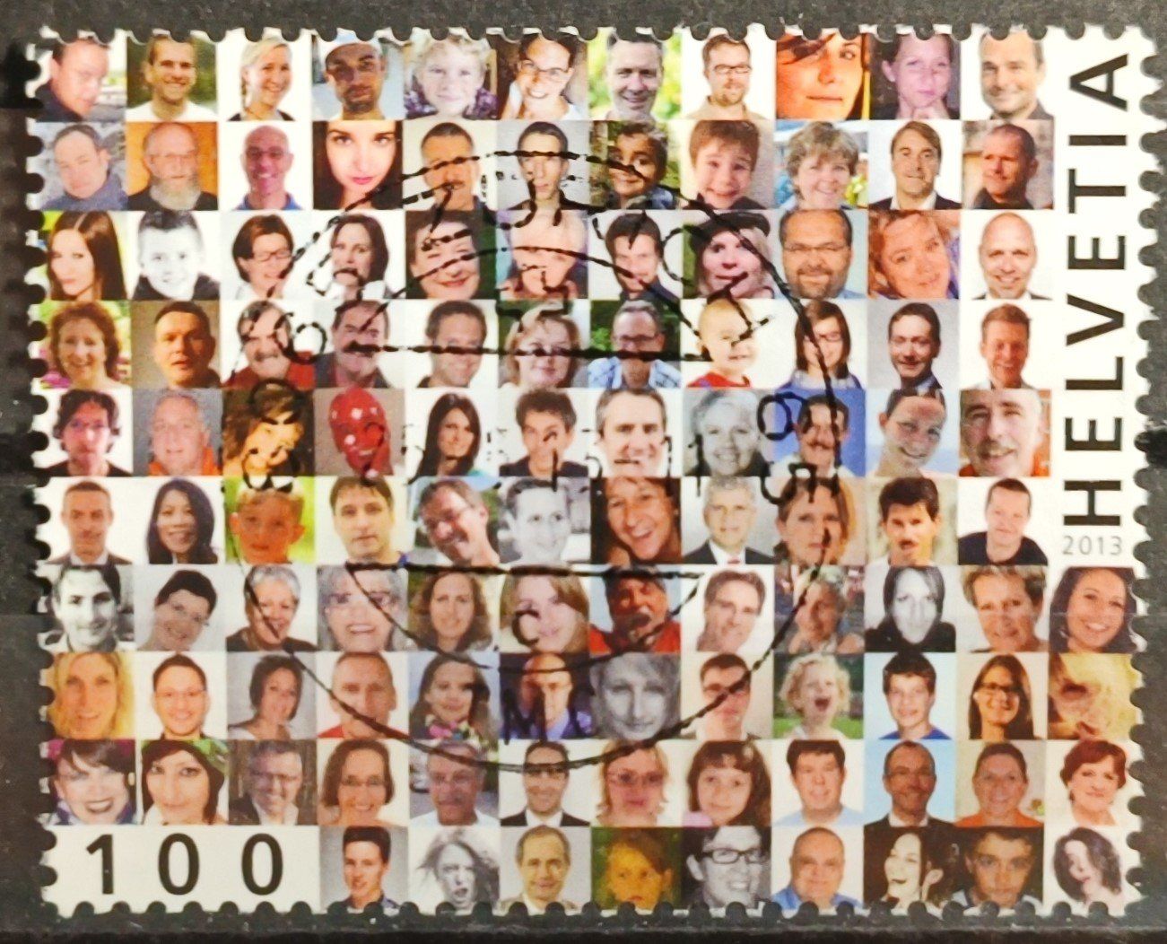 Tutti i francobolli: 2013 Gesichter der Schweiz Top Stempel – Usato da Dübendorf venduto da goeggi79