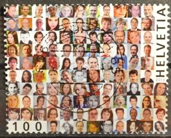 2013 Gesichter der Schweiz Top Stempel