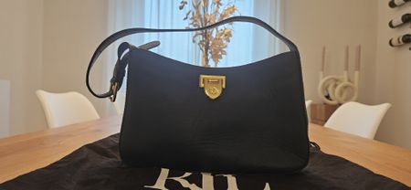 Neuwertige Handtasche von Lauren Ralph Lauren, Navyblau