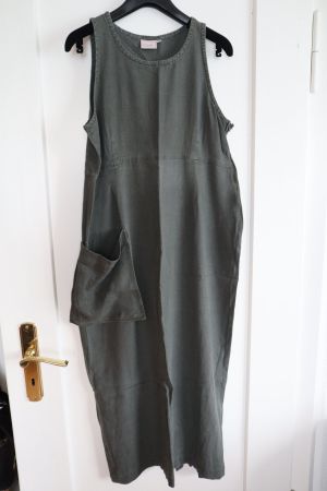 Sommer Kleid / Langes Kleid, Citylife, M / 38, mit Leinen