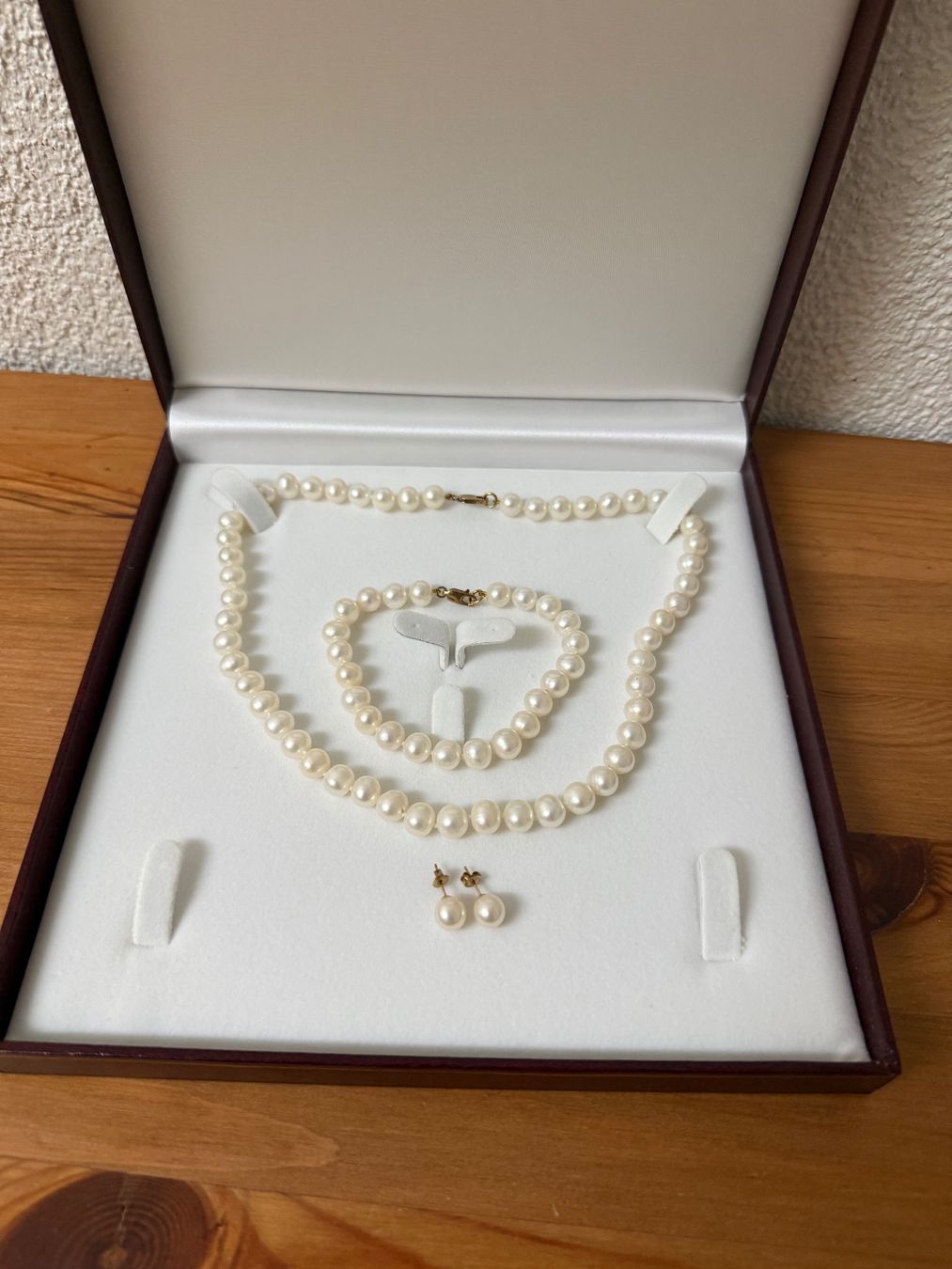 Catenine: Vintage echte Perlen Set mit Gold Verschluss 333, 8K – Usato da Spiegel b. Bern venduto da Rogger72 1