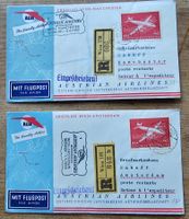 ÖSTERREICH 2 Flugpost Briefe - top !