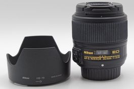 Nikon AF-S NIKKOR 35mm 1:1.8 G Objektiv mit Gegenlichtblende