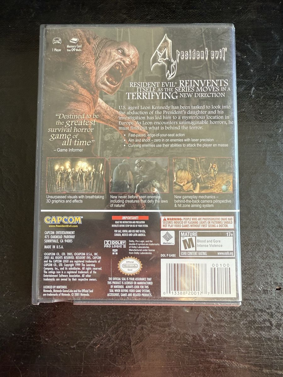 Spiele: Resident Evil 4 - GameCube US – Gebraucht aus La Tour de Peilz von Games_paradise 1