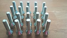 20 Stk. Radschrauben M12x1,5 - Kegelbund 60° - 42mm lang NEU