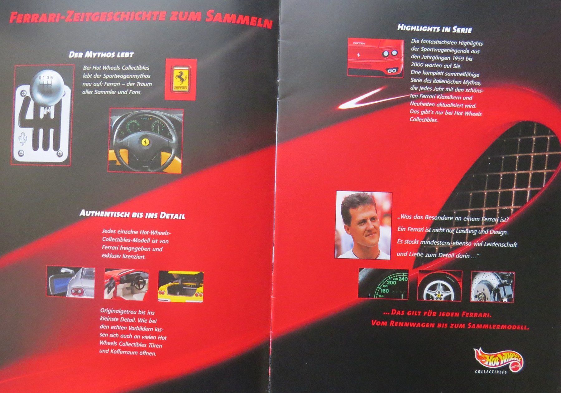 Hot Wheels Modellini d'auto: Hot Wheels Ferrari Prospekt von 2000 – Nuovo (secondo la descrizione) da Ettingen venduto da campione_1 1