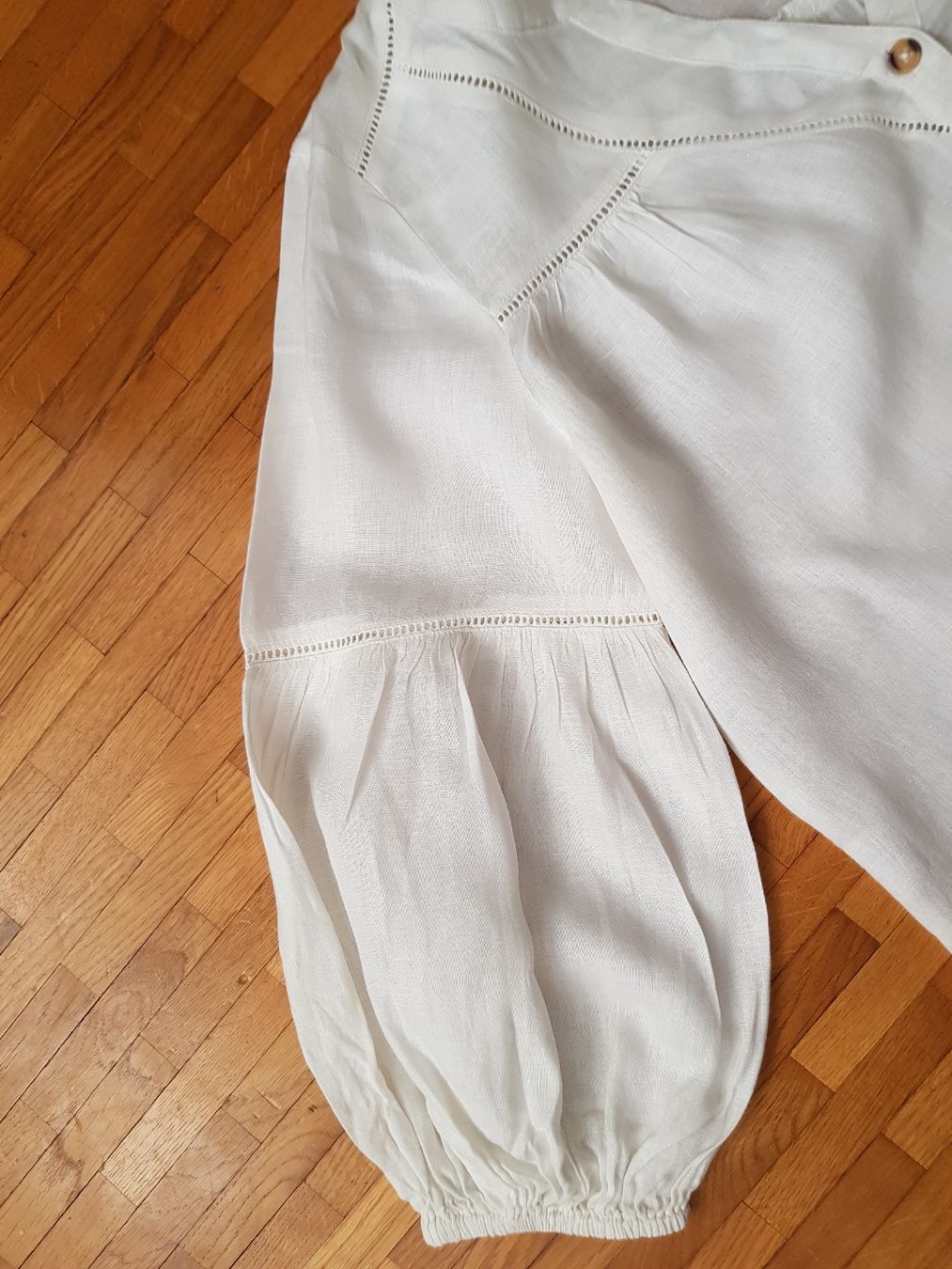 Maison 123 Camicette: Blouse blanche lin Maison 123 Taille 38 – Usato da Veyrier venduto da sosozizou 3