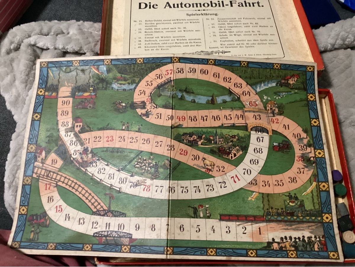 Giochi: ANTIKES BRETTSPIEL UM 1920 – Usato da Münchenstein venduto da NoSu98 1
