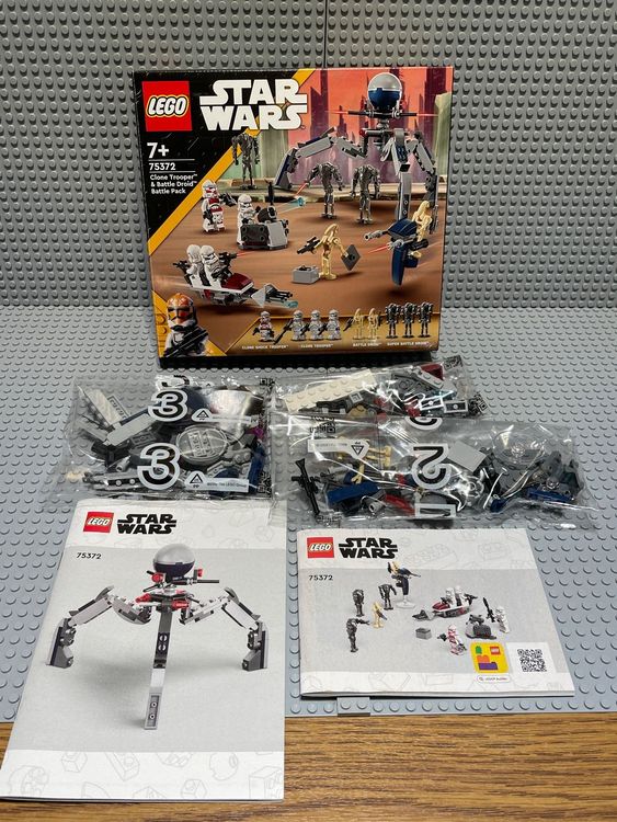 Lego Star Wars 75372 - Clone Trooper Battle Droid Battle P. | Acheter ...