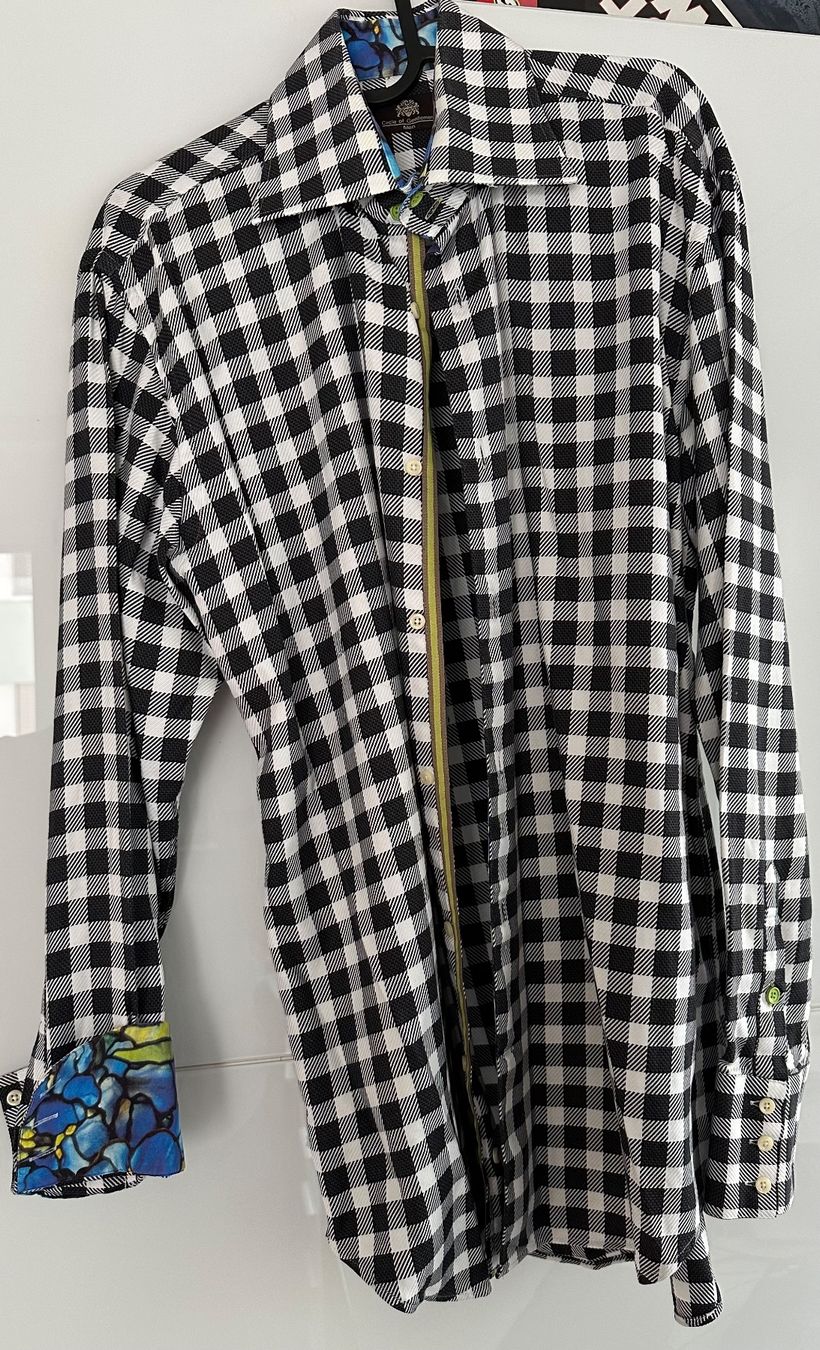 Camicie: langarm Hemd schwarz weiss – Usato da Zürich venduto da Jony2003 2