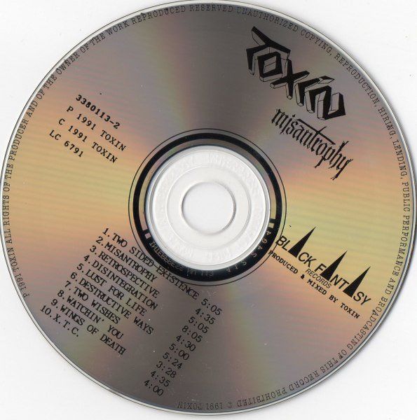 CD: Toxin – Misantrophy – Usato da Gingins venduto da Demonseed 2
