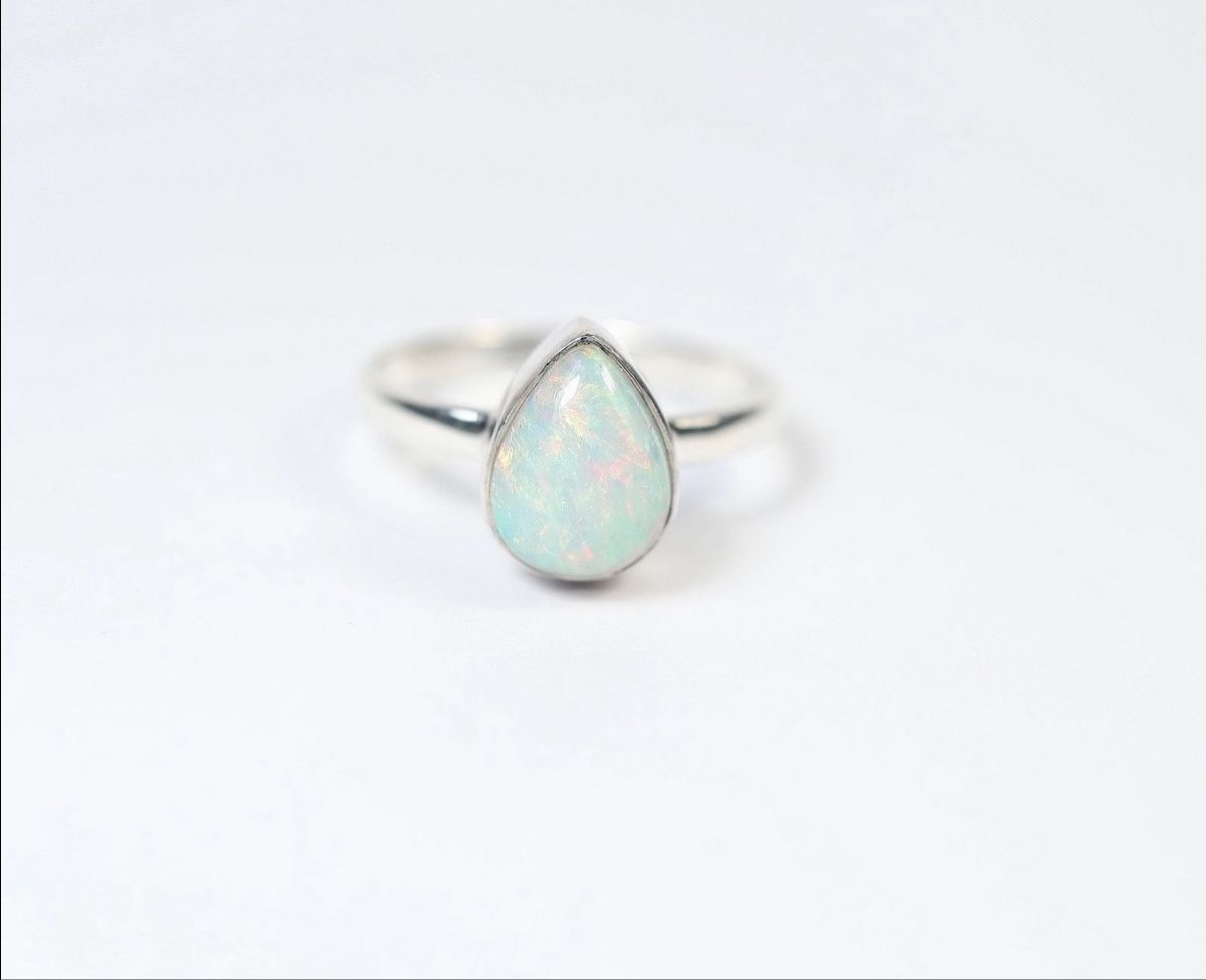 Bagues: Echter Opal Ring in 925 Silber Äthiopischer Opal – Neuf avec emballage d'origine à Rorschach par GP_GemsAndJewels