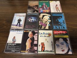 11 Musikkassetten Konvolut Pop Rock diverse Interpreten