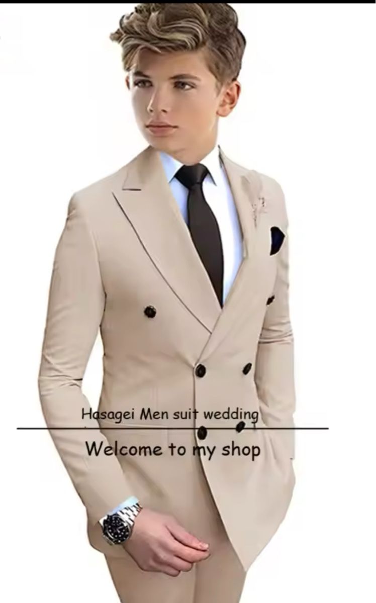 Completi: Festanzug Junge Beige Elegant – Nuovo (secondo la descrizione) da St. Gallen venduto da Popolone26 1