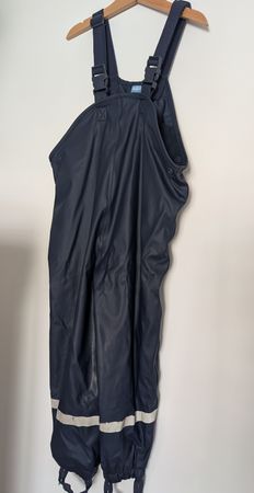 Gefütterte Regenhose reflektierend Grösse 104