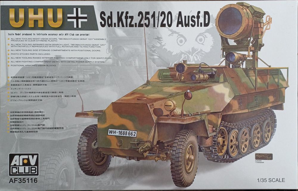 1:35 VERLINDEN SD.KFZ.251/20 Uhu update Set EUR 48,30 - PicClick DE