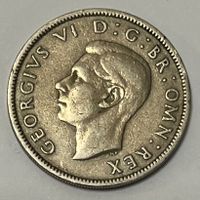 2 Shillings - George VI - Vereinigtes Königreich - 1947