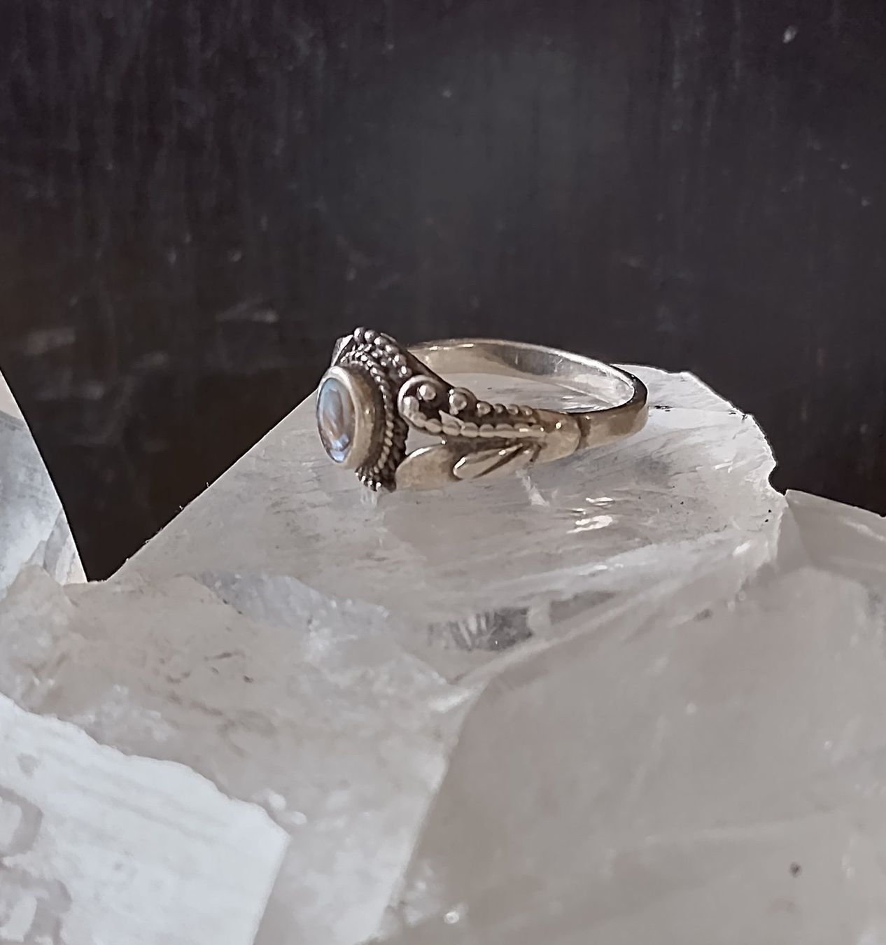 Ringe: VINTAGE RING SILBER 925 MIT ABALONE GR.42 XS – Gebraucht aus Romanshorn von BoutiqueA 1