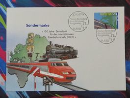 CL27 Enveloppe + Timbre Suisse 1992