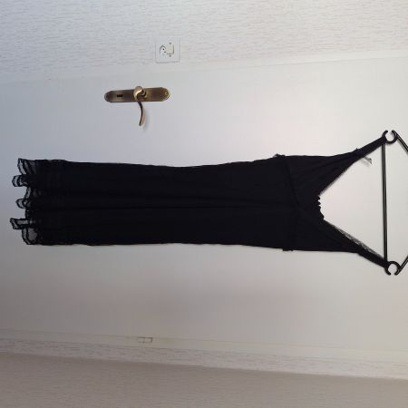 Robe noire en dentelle, taille S/M