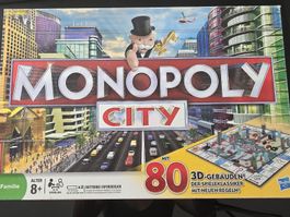 Brettspiel Monopoly City mit 80 3D-Gebäuden 