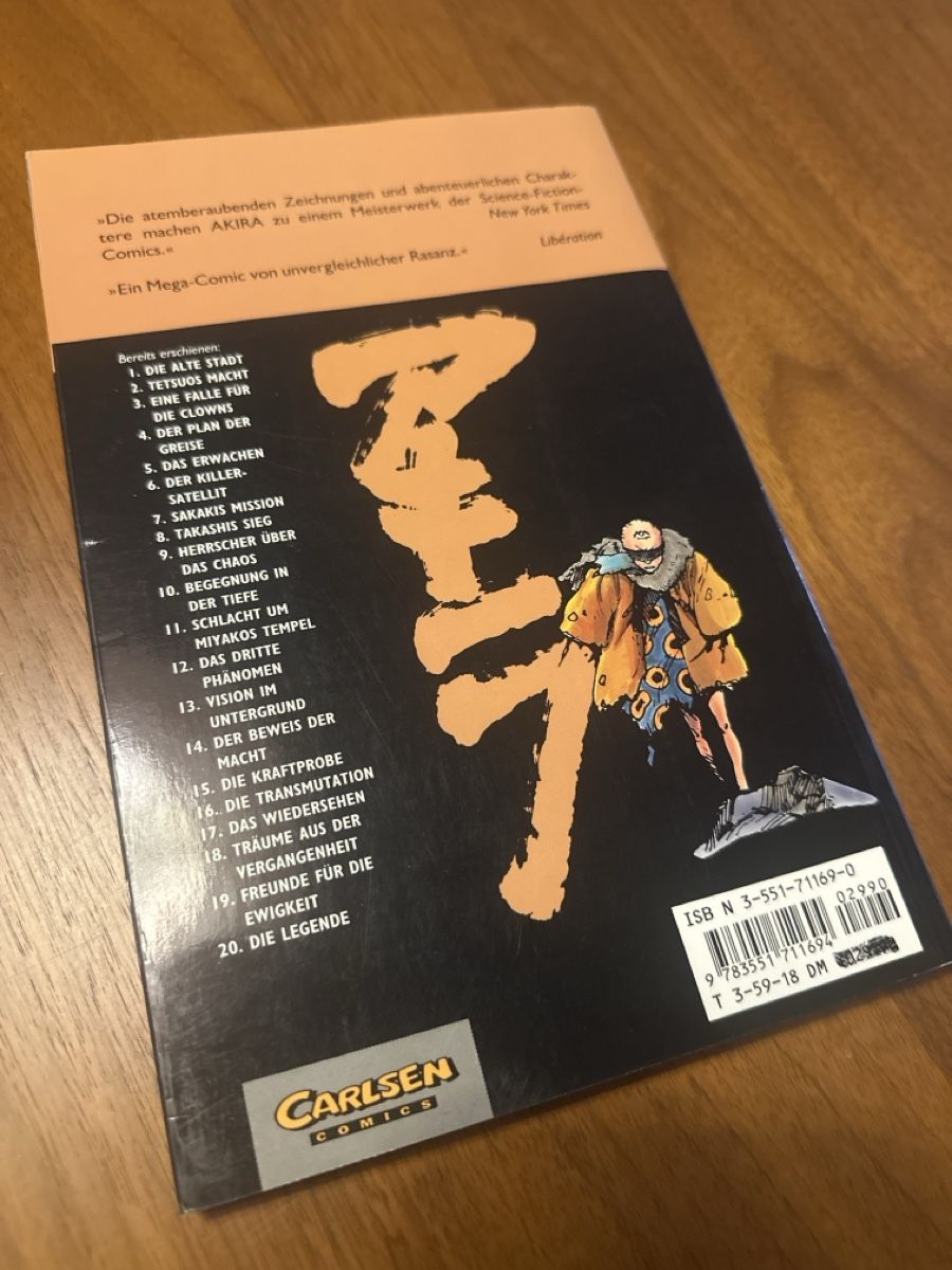 Fumetti: AKIRA - Band 9 - deutsch farbig - 1992 – Usato da Bern venduto da Sunne2003 1