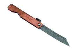 Schlussverkauf - Higonokami Irogane Damascus Taschenmesser