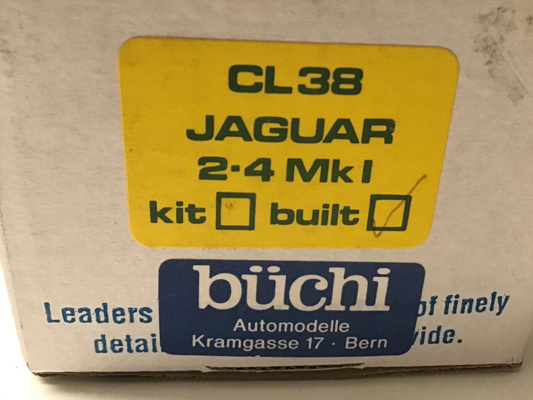 Jaguar Modellini d'auto: Schwarzer Jaguar Mark IX, Oldtimer Modellauto, neu 1:43 – Nuovo e nell'imballaggio originale da Männedorf venduto da Modellbau-wyss 4