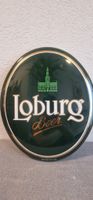 Plaque publicitaire émaillé Loburg beer