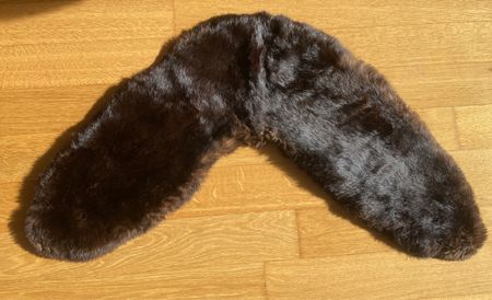 Echter Pelz Kragen / Pelerine Schal / Stola