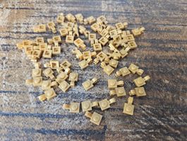 lego 61252 lot de 60 pièces Pearl Gold Plate, Modified 1 x 1