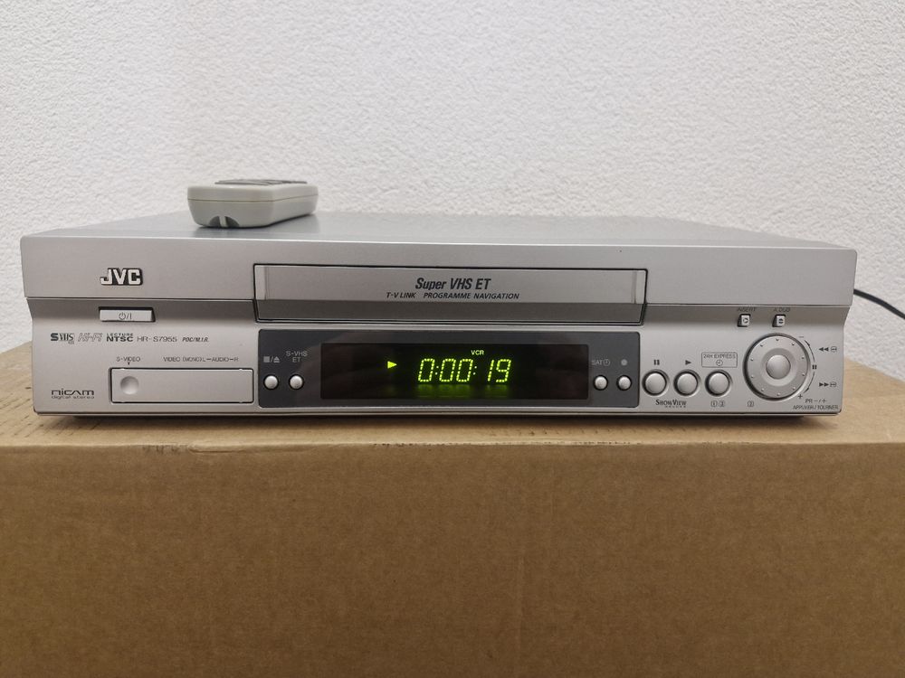 JVC HR-S7955 Super VHS ET – S-VHS haut de gamme–Télécommande (D ...