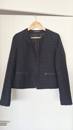 Schwarze elegante Esprit Kurzjacke, Gr. 36/38