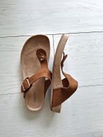 Sandalen Graceland braun Lederimitat Grösse 37, wie neu