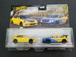 Hot Wheels Car Culture Set Honda Civic 2er neu 🔥