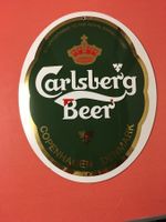 Email Schild  Carlsberg Bier Copenhagen Dänemark sehr Schön.