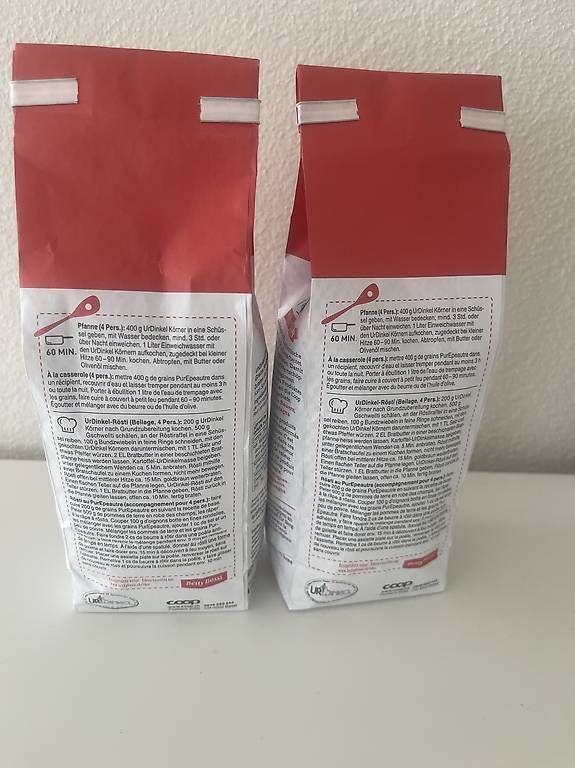 Coop Cibi & Specialità: Pro Montagna Bio UrDinkel Körner 2x 500g – Nuovo e nell'imballaggio originale da Reinach BL venduto da present4you 2
