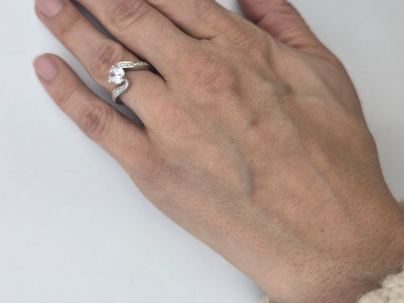 Anelli: Ring Silber 925 Zirkonia Gr. 52 – Nuovo e nell'imballaggio originale da Zug venduto da gold.schmuck 1