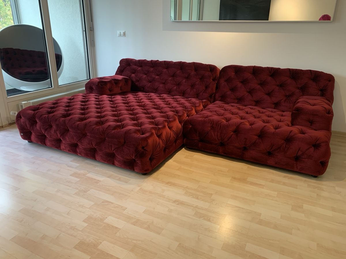 Divani: Sofa Bretz Cocoa Island Bordeaux – Usato da Aesch BL venduto da karnifore
