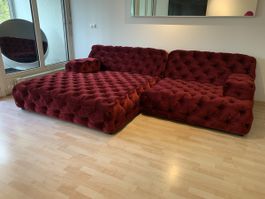 Sofa Bretz Cocoa Island Bordeaux, muss abgeholt werden