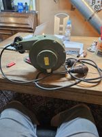 Kabelrolle grün mit Stecker und Buchse, 230V (D1)