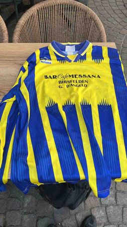 Beltona Fussballtrikot Gelb Blau Grösse M