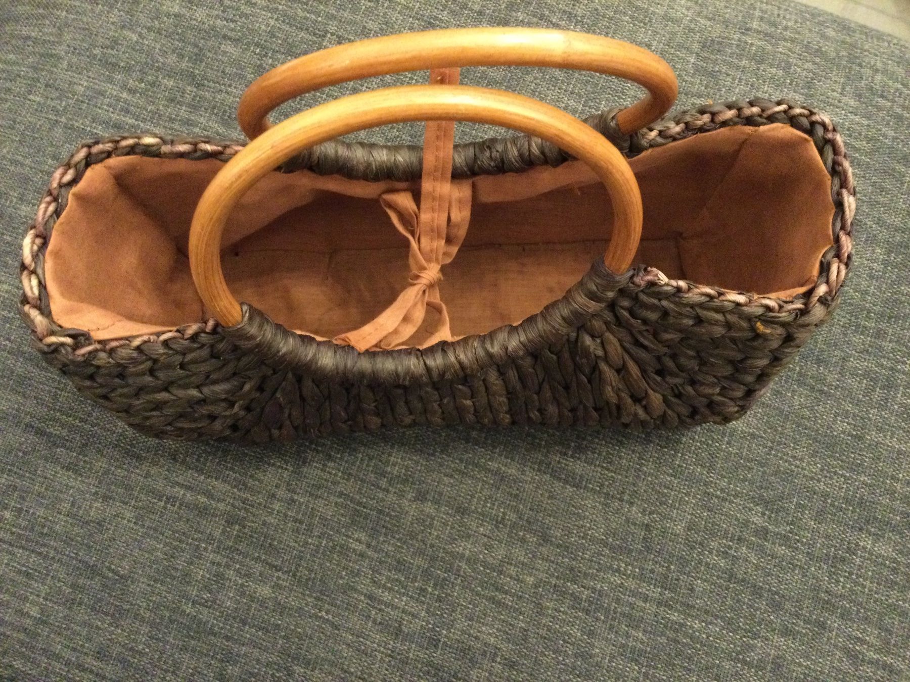 Taschen für Damen: Handtasche - Tasche Bast / Seegras - braun – Gebraucht aus Altnau von corinna_oe 2