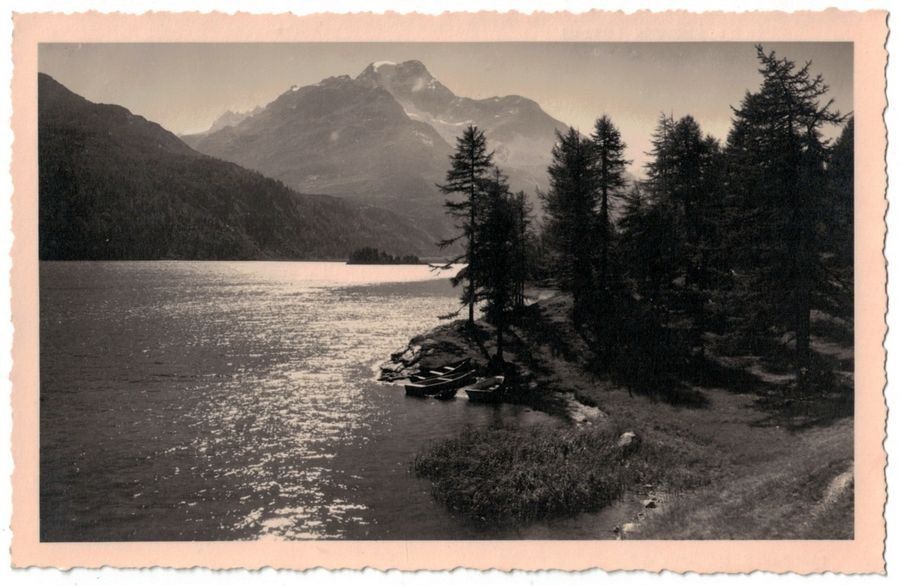 Cartoline postali: Sils, Chasté, Abendsonne – Usato da Frauenfeld venduto da POML