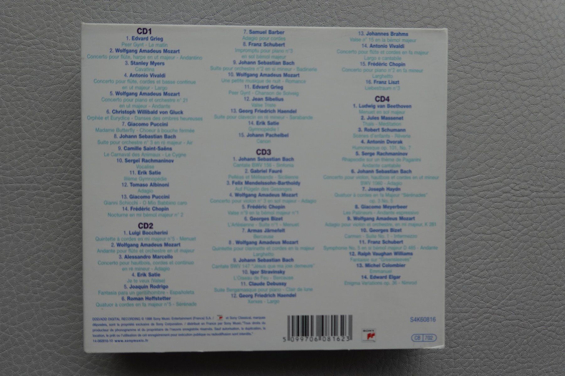 CDs: Silence - 4 CDs mit klassischer Musik – Gebraucht aus Einsiedeln von Steipilzli 1